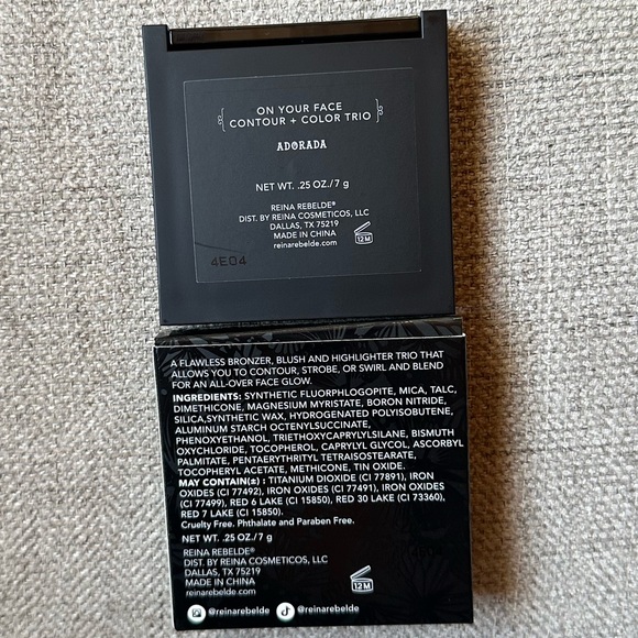 Reina Rebelde On Your Face. Contour & Color Trio in Adorada. NWT. - Picture 2 of 5